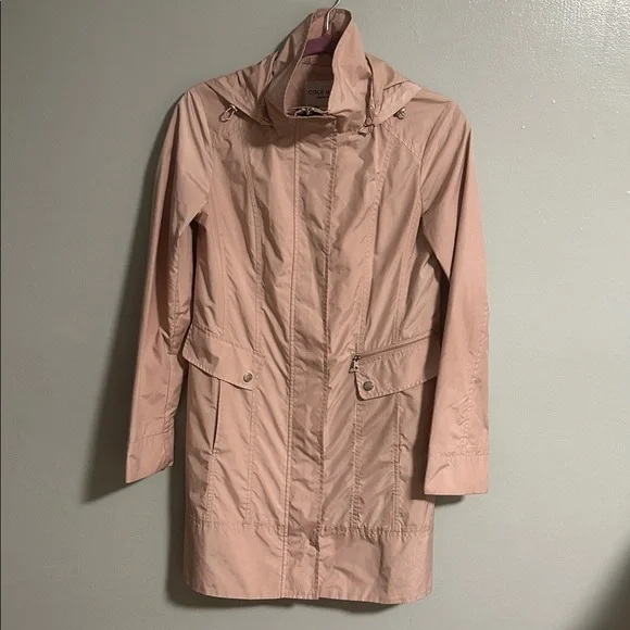 Cole Haan Women's Light Pink Trench Coat Size XS - Picture 5 of 10